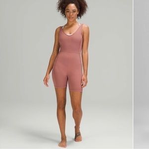 EUC Lululemon Sweat Intention Onesie Bodysuit, Spiced Chai Size 4